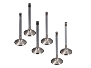 Engine cylinder head exhaust valve kit, SET OF 6. Porsche 993 C2 / C4 1994-95 - 99310541901, 3311.239 - 864430-6