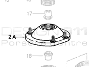 Supporto di supporto. Porsche 964 RS