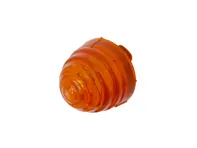 Lentille de clignotant avant, jaune, ronde. Porsche 356 - 64463141106