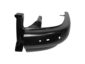 Esquina del parachoques trasero. Porsche 1965-68 (Nº de pieza de equipo original 90150502120GRV / 90150502220GRV) - 91150502102GRV, 91150502202GRV, 90150502121, 90150502221, 90150502120GRV, 90150502220GRV, 591087, 591088, 1684400570, 1684400580, 90150502120, 90150502120GRV, 1684400870, 591087-1, 591187-1, 1684400970, 90150502220, 90150502220GRV - 1684400570, 1684400580