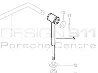 Drop Link avant. Porsche 924 1979-85 - 477411057K, 477411057P