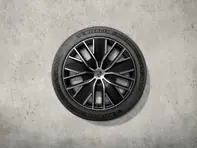 Ensemble jantes et pneus d'été Macan 21", noir brillant. Porsche Macan-e - 95C044660D