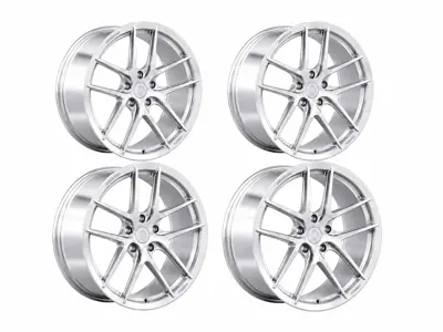 DD2 5-Bolt Wheel Set Gloss Silver. Porsche 992.1 GTS - 992.25.22.F.GS, 992.25.23.R.GS