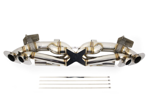 Escape deportivo conmutable X-Pipe para Porsche 992 Carrera y Turbo - 992251052A, 992298019, 992251053A, 992298019A, 992251055, 992298019B, 992251057B, 992298019C