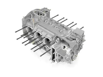 Crankcase, magnesium. Porsche 911 2.0L / 2.2L 68-71 - 90110100146