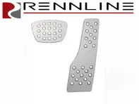 Rennline aluminium 2-delige pedaalset geperforeerd. Porsche 911/912/930/964/993 TIPTRONIC - P44.22, P4422