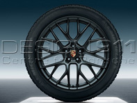 20 英寸 Macan RS Spyder 设计合金车轮和冬季轮胎 原装保时捷 - 95B04460018, 95B04460017, 95B044642J