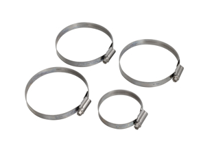 Klemset voor koolstofslangen. Porsche 930 Turbo 1978-1989 - N0203612, N0203621 - DO88, KIT146S