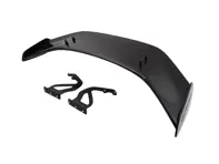 GT4 RS-Style Lightweight Gloss Carbon Fibre Rear Spoiler / Swan-Neck Wing for Porsche 718 (982) Cayman & Boxster 2017>> - 9GT825871AA3G, 9GT827867AOK1, 9GT827868AOK1, 9GT827465D, 9GT827466D