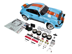 Porsche 934 électrique radiocommandée à l'échelle 1/6 (RTR) - Gulf - RC911R - RC911B