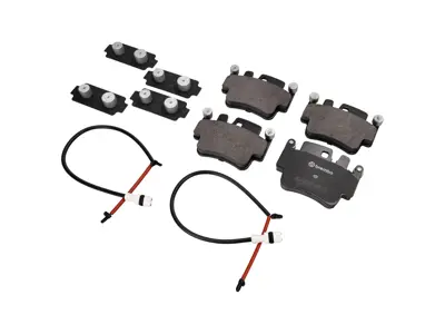 Kit pastiglie freno ANTERIORI, sensori, spessori Porsche 996 Carrera C2/4 Brembo - 99635294903, 99635108802, 99661236501