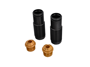 Stoßdämpfer-Anschlagpuffer und Staubschutz. Porsche 964 bis >>1990 / 928 alle - 92833351810, 92833351810, 96433350201