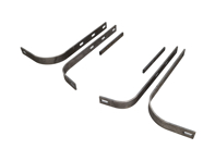 Front bumper bracket set. Porsche 356 / 356A - 64450513100 - JG.131.00