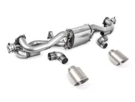 Échappement sport Milltek avec filtre à particules inversé et garnitures en titane. Porsche 718 Cayman GT4 / Boxster GTS 4.0 L - 982251053F, 982251053H, 982251053K, 982251053E - SSXPO167