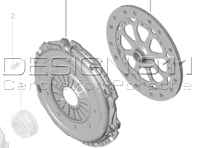 Kit de embrague. Porsche 991.1 C2/C4 - 99111691310, 3000970056, 9G111691300, 9G111691301, 9G111691302, 9G111691303, 9G111691304, 99111691310, 99111691311