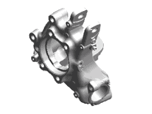 Wheel carrier. Porsche Macan - 95B505431BY, 95B505432BY, 95B505431Y, 95B505432Y