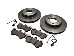 Plaquettes de frein avant et ensemble de disques de frein. Porsche Cayenne 955 V6 - 95535140140, 95535140141, 95535140240, 95535140241, 95535193908, 95535193907, 95535140141BRE, 95535140241BRE, 95535193908BRE, 95561236502