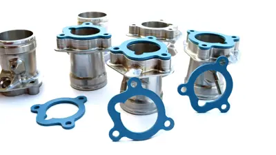 Air intake manifold 964/993 to GT3, billet aluminium with manifold gaskets. Porsche 964 / 993 - 96411071101, 99311071250