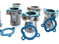 进气歧管 964/993 至 GT3，铝坯带歧管垫片。保时捷 964 / 993 - 96411071101, 99311071250