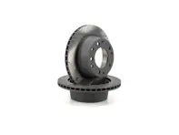 Rotor de disque de frein arrière. Porsche 911 / 930 (OE Part No 90135204114) Paire fendue - 285195C, 90135204114SL, 90135204114