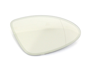 Door mirror glass ASPHERICAL, RIGHT. Porsche 958 Cayenne 2015>> RHD - 95873105607