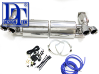 Echappement Sport VALVETRONIC Porsche 997 Turbo avec 200 SPORTS CELL CATS -DesignTek - 55-PS107V, 126195-01, 99711102680