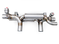 Sportauspuff Endschalldämpfer mit Klappen Porsche 991.2 - P0.009.C01, 9P1254400, 9P1254400X, 9P1254450, 9P1254450X, 9P1254450A, 9P1254450AX, 9P1254400A, 9P1254400AX