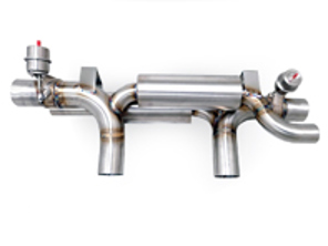 Sports exhaust rear silencer with valves Porsche 991.2 - P0.009.C01, 9P1254400, 9P1254400X, 9P1254450, 9P1254450X, 9P1254450A, 9P1254450AX, 9P1254400A, 9P1254400AX