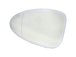 Door mirror glass (Flat), Dimmable, Left for LHD. Porsche 982 Boxster / 982 Cayman - 982857521C - ZJ-7133-L