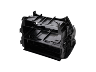 Bracket for front center console in Satin Black. Porsche 986 Boxster / 996 - 9965521150201C