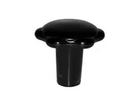 Bouton de commande de chauffage, noir. Porsche 356 A / 356 B - 69542479100, 1688000100 - 1688000100