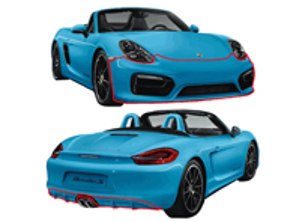 SportDesign-pakket. Porsche 981 Boxster / 981 Boxster S - 98104480078, 98104480079, 98104480080, 98104480081, 98104480082, 98104480083