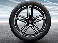 Llantas de aleación Macan Turbo de 20' y neumáticos de verano Original Porsche - 95B044665G