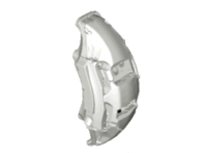 Brake caliper, Front. Porsche Taycan >>02/2020 - 9J1615123C, 9J1615124C