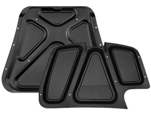 Front and rear trunk lid liner kit. Porsche 987 Boxster 2005 - 2012 - FS997, RS987