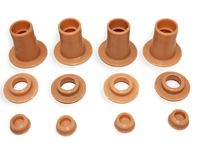 Seat headrest runners trim guides, Brown. Porsche 911 / 912 - 90152119300, 00391125109, 90152119301 - B00391125109