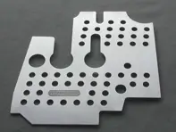 Tablero de piso de aluminio Rennline. El lado del conductor. Porsche 356A - F07