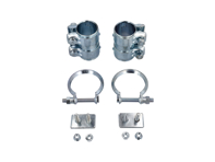 Kit de montage pour échappement arrière Porsche 986 Boxster - 99611111001, 99611120900, 99611331101, 90038000501 - 94.210KIT, 94210KIT