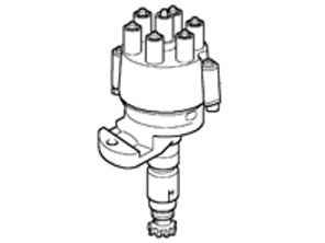 Distributor. Porsche 993 Turbo - 993602016X, 99360201600, 99360201601, 0986237613, 0237503010