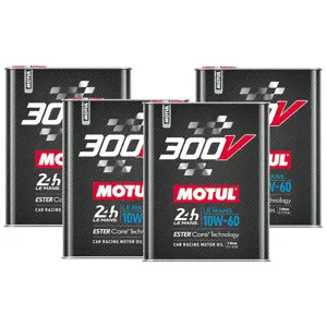 MOTUL 300V LE MANS 10W-60 发动机油 8 升 - 110864