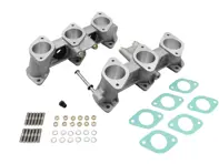 PMO Induction 40x36mm Einlasskrümmer Set für 40mm Vergaser. Porsche 911 2.7ltr / 3.0ltr Small Port CIS Zylinderköpfe - PM-O906-0