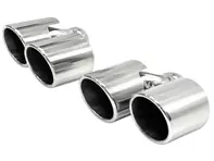 Dubbelzijdige sporteindpijpset, spiegelgepolijst. Porsche 997.1 / 997.2 Carrera 2/2S - CARP97ERS