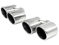 双头运动尾管套件，镜面抛光。保时捷 997.1 / 997.2 Carrera 2/2S - CARP97ERS