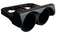 辅助仪表板双仪表支架 52 毫米。保时捷 911