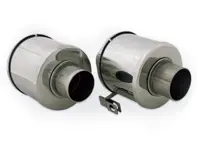 Kachelklepkasten, RVS - Paar. Porsche 356B / 356C - 64421102505, 64421102605 - 9230002