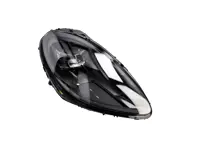 CRACKED Right Black LED Matrix Headlamp, RHD Cars. Porsche 95B Macan With PDLS - 711451000479, 711451000480, 95B941079AT, 95B941080AT, PAB941749, 95B941079M, 95B941080M