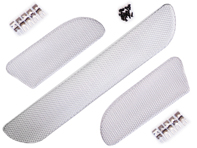 Rennline Kit de grille en treillis métallique pour pare-chocs avant Noir. Porsche 987 Caïman - E1002