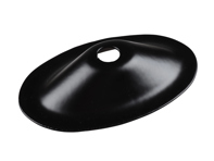 Schouderbevestiging cup veiligheidsgordel (zonder plaat), Achter, Zwart gelakt. Porsche 911/912 65-67 - 90150101899 - 1684001100, 590971-99