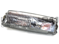 Lente de faro antiniebla, Delantero. Porsche 944 S2 / 944 Turbo (Ref. OE 95163122100 / 95163122200) - 95163122100, 95163122200