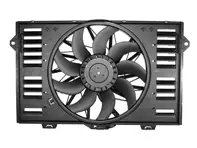 Conducto de aire del radiador de agua con ventilador. Porsche 970 Panamera Turbo - 97010606153, 97010606155 - CFF553000P